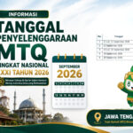 Revisi Jadwal MTQ Nasional XXXI 2026 Resmi Terbit, Pelaksanaan Dimajukan 11–20 September