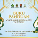 Buku Panduan MTQ Nasional XXXI Tahun 2026, Panduan Lengkap Pelaksanaan di Semarang