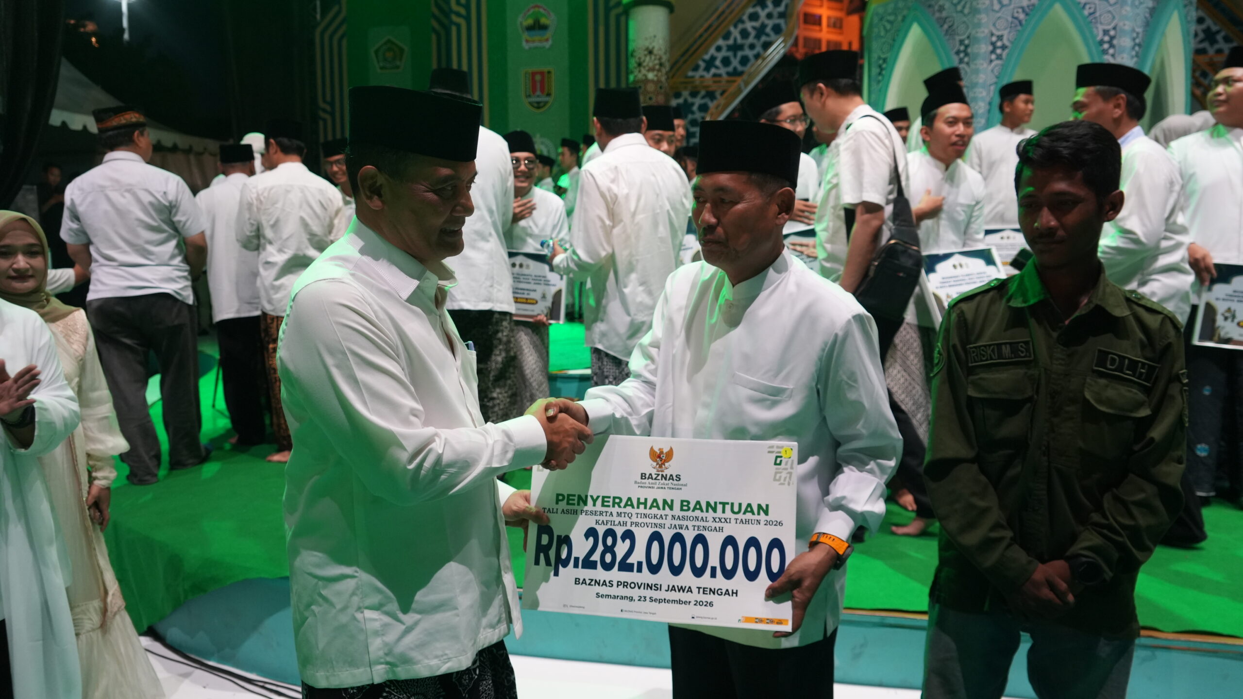 Usai MTQ Nasional XXXI, Baznas Jateng Salurkan Bantuan untuk Kafilah dan Petugas