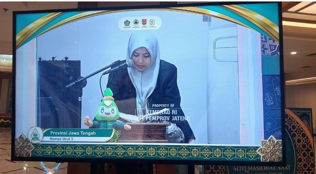 Lantunan Sisi Rahayu Menggema di Final MTQN XXXI, Dukungan Kanwil Kemenag Jateng Menguatkan