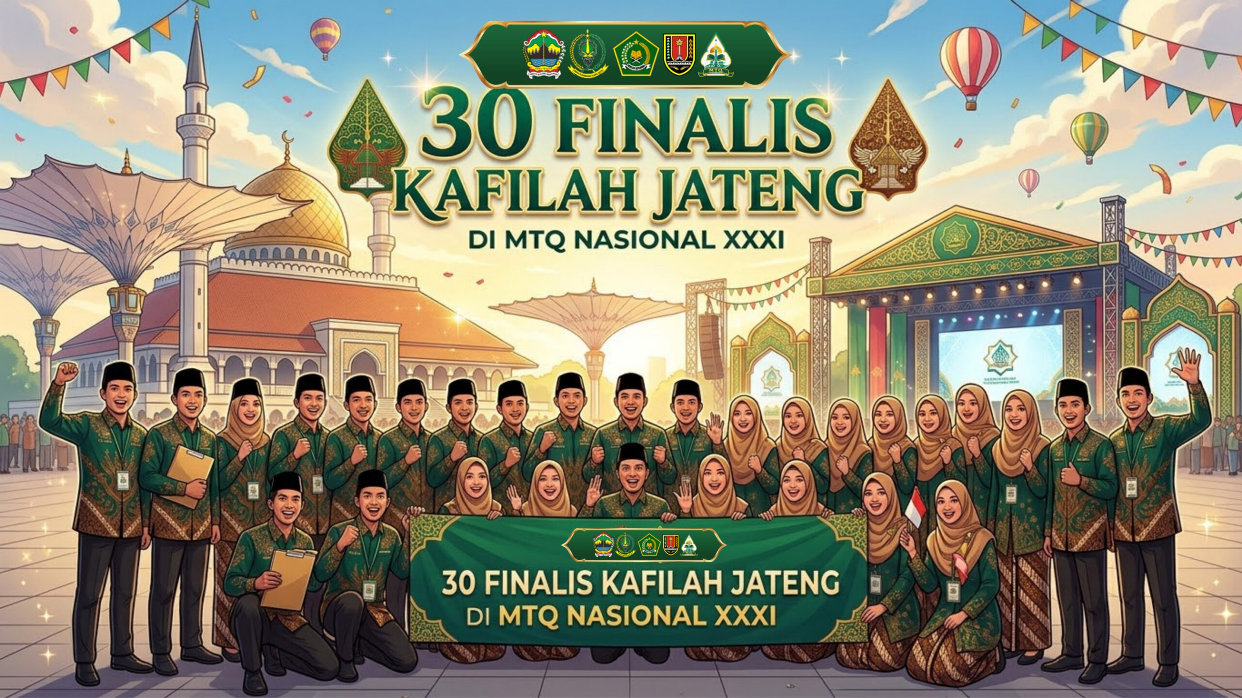 Inilah 30 Finalis Kafilah Jateng di MTQ Nasional XXXI